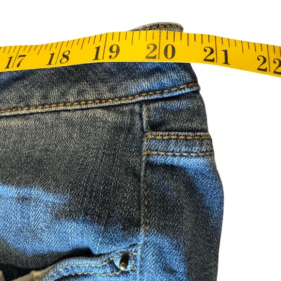 Lane Bryant Skinny Curvy Jeans Distressed Plaid Patchwork Women's Plus Size 20 - Picture 7 of 9